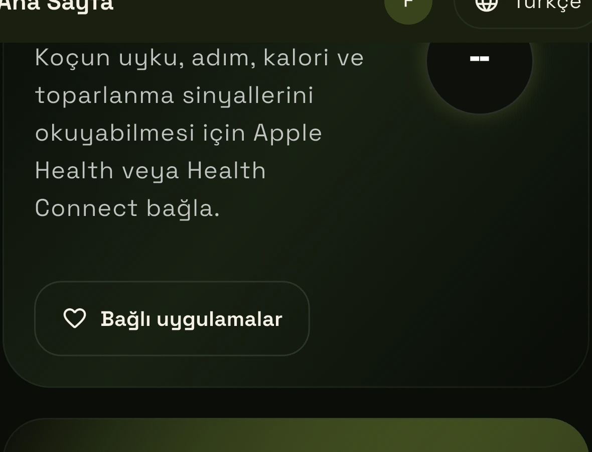 FORGE connected apps screenshot