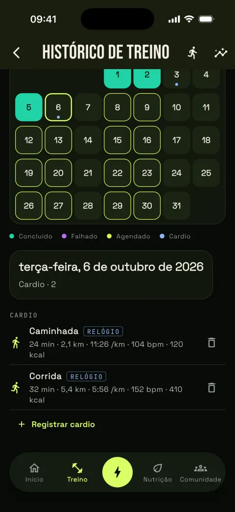 SUA CORRIDA ENCONTRA O LUGAR DELA NO CALENDÁRIO